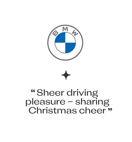 BMW “Sheer driving pleasure – sharing Christmas cheer”